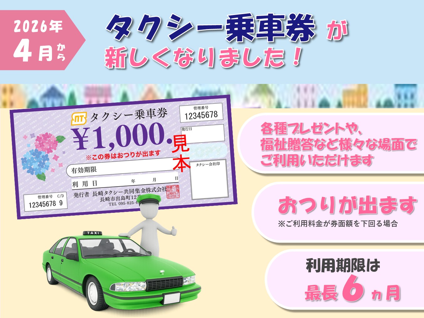 新タクシー乗車券